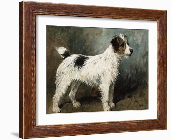 A Portrait of Nettle, a Terrier-John Emms-Framed Giclee Print