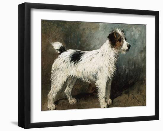 A Portrait of Nettle, a Terrier-John Emms-Framed Giclee Print