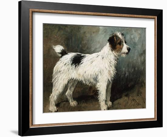 A Portrait of Nettle, a Terrier-John Emms-Framed Giclee Print