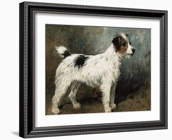 A Portrait of Nettle, a Terrier-John Emms-Framed Giclee Print