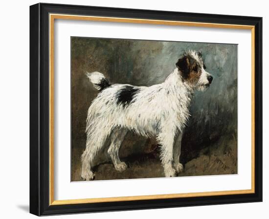 A Portrait of Nettle, a Terrier-John Emms-Framed Giclee Print