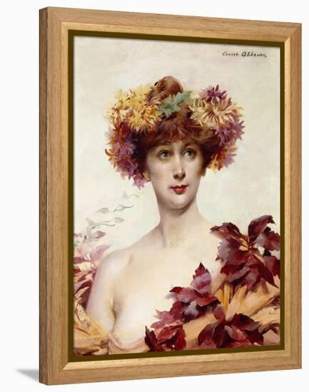 A Portrait of Sarah Bernhardt-Louise Abbema-Framed Premier Image Canvas