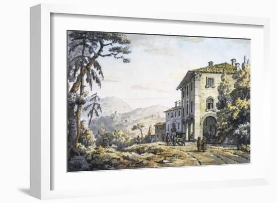 A Post-House Near Florence-William Marlow-Framed Giclee Print