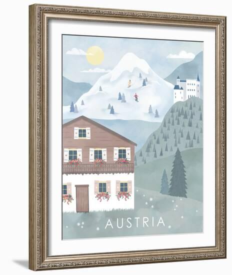A Postcard From Austria-Clara Wells-Framed Giclee Print