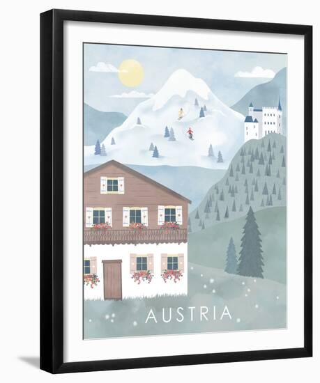 A Postcard From Austria-Clara Wells-Framed Giclee Print