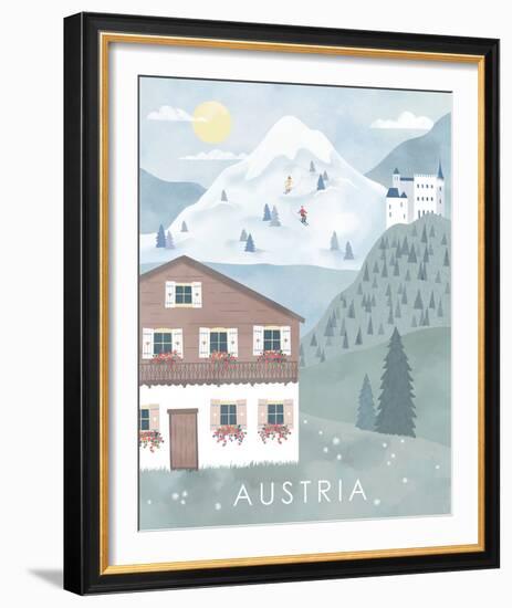A Postcard From Austria-Clara Wells-Framed Giclee Print
