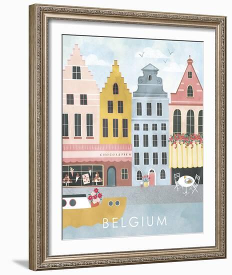 A Postcard From Belgium-Clara Wells-Framed Giclee Print