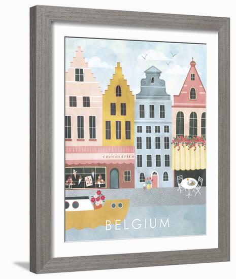 A Postcard From Belgium-Clara Wells-Framed Giclee Print