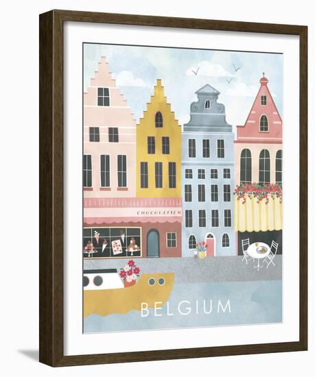 A Postcard From Belgium-Clara Wells-Framed Giclee Print