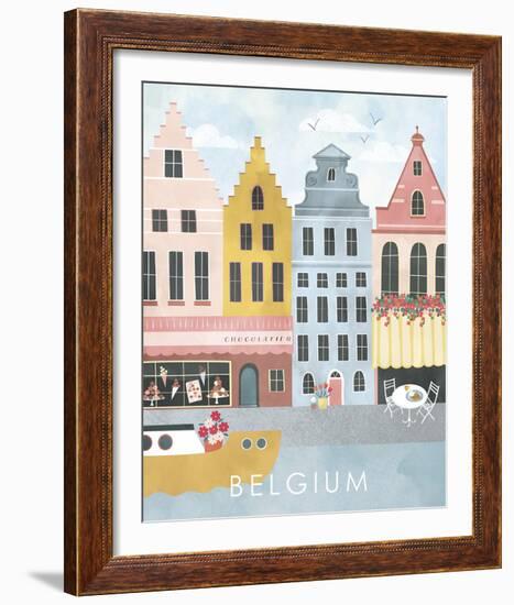 A Postcard From Belgium-Clara Wells-Framed Giclee Print