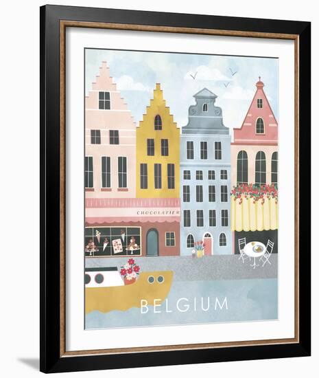 A Postcard From Belgium-Clara Wells-Framed Giclee Print