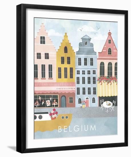 A Postcard From Belgium-Clara Wells-Framed Giclee Print