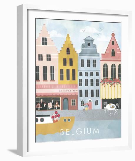 A Postcard From Belgium-Clara Wells-Framed Giclee Print