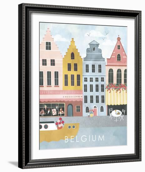 A Postcard From Belgium-Clara Wells-Framed Giclee Print