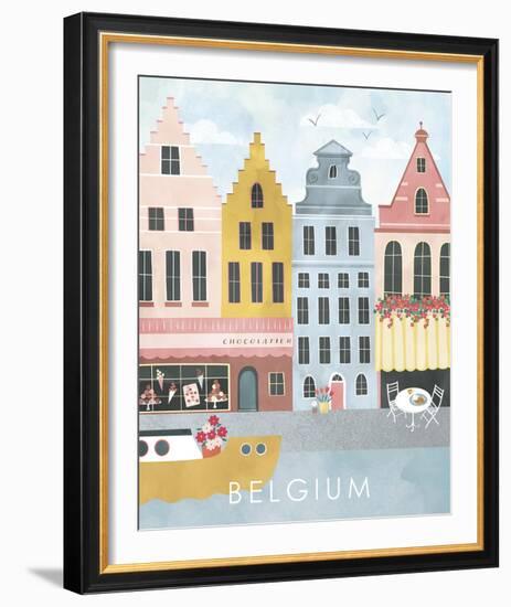 A Postcard From Belgium-Clara Wells-Framed Giclee Print