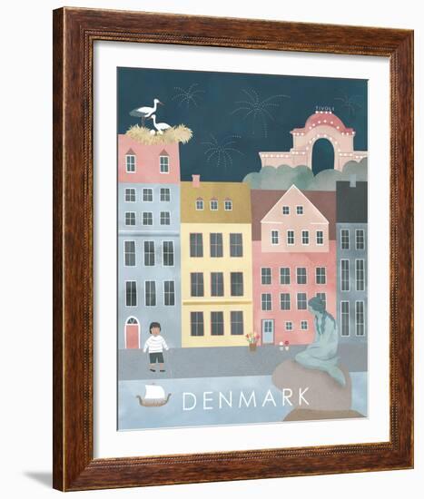 A Postcard From Denmark-Clara Wells-Framed Giclee Print