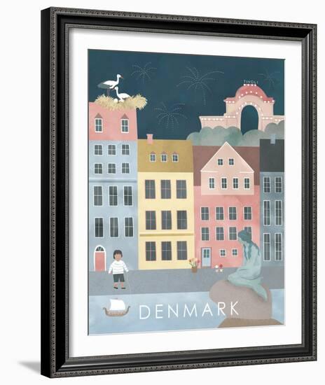 A Postcard From Denmark-Clara Wells-Framed Giclee Print