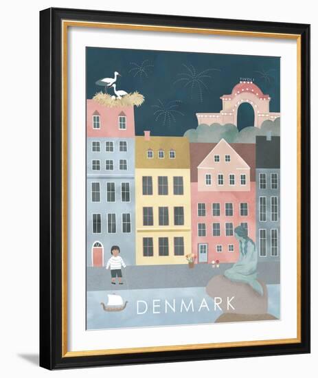 A Postcard From Denmark-Clara Wells-Framed Giclee Print