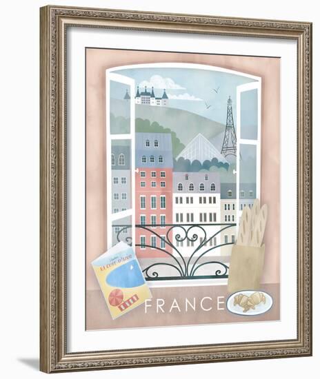 A Postcard From France-Clara Wells-Framed Giclee Print