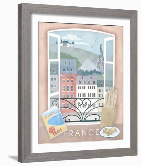 A Postcard From France-Clara Wells-Framed Giclee Print
