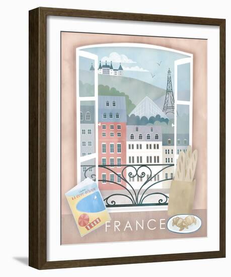 A Postcard From France-Clara Wells-Framed Giclee Print