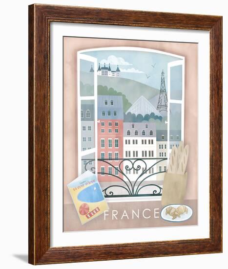 A Postcard From France-Clara Wells-Framed Giclee Print