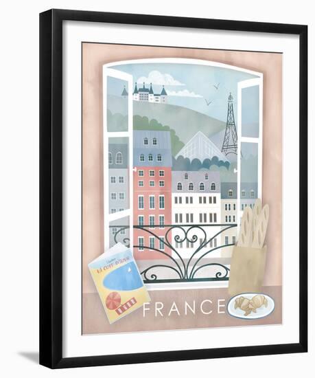 A Postcard From France-Clara Wells-Framed Giclee Print