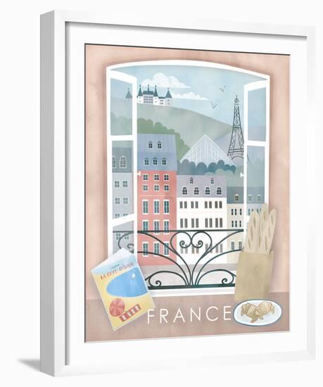 A Postcard From France-Clara Wells-Framed Giclee Print