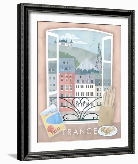 A Postcard From France-Clara Wells-Framed Giclee Print