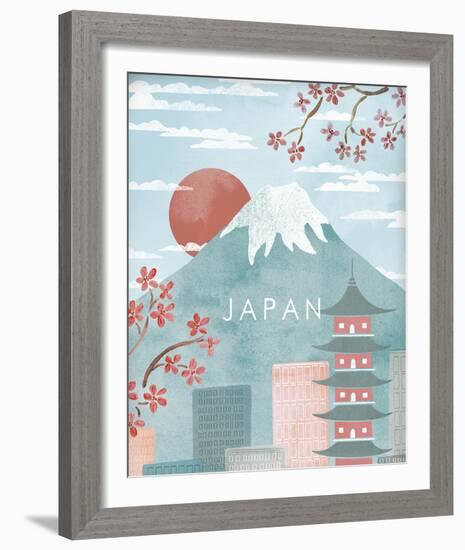 A Postcard From Japan-Clara Wells-Framed Giclee Print