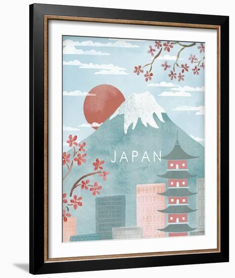 A Postcard From Japan-Clara Wells-Framed Giclee Print