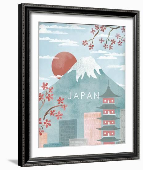 A Postcard From Japan-Clara Wells-Framed Giclee Print