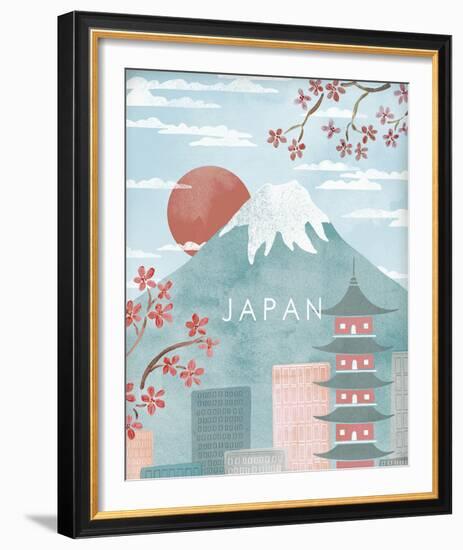 A Postcard From Japan-Clara Wells-Framed Giclee Print