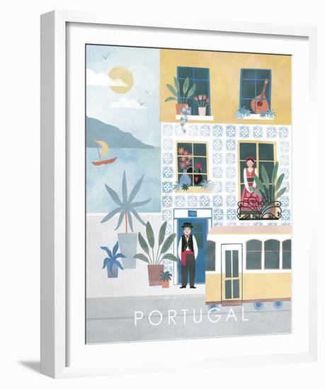 A Postcard From Portugal-Clara Wells-Framed Giclee Print