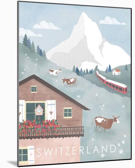 A Postcard From Switzerland-Clara Wells-Mounted Giclee Print