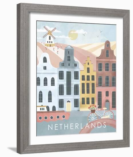 A Postcard From The Netherlands-Clara Wells-Framed Giclee Print