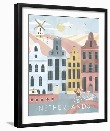 A Postcard From The Netherlands-Clara Wells-Framed Giclee Print