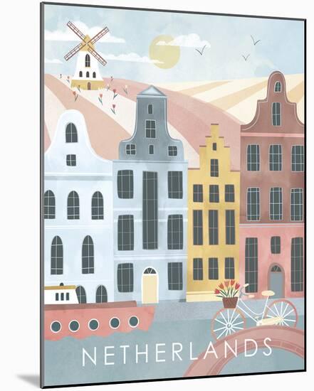 A Postcard From The Netherlands-Clara Wells-Mounted Giclee Print