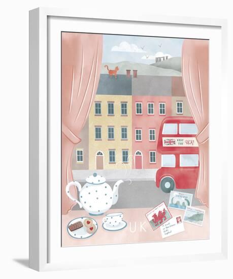 A Postcard From The UK-Clara Wells-Framed Giclee Print