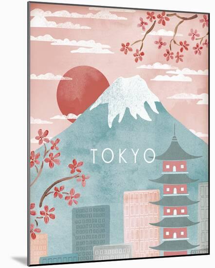 A Postcard From Tokyo-Clara Wells-Mounted Giclee Print