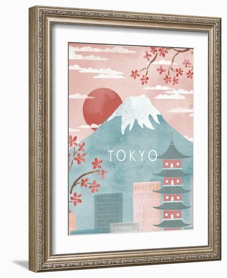 A Postcard From Tokyo-Clara Wells-Framed Art Print