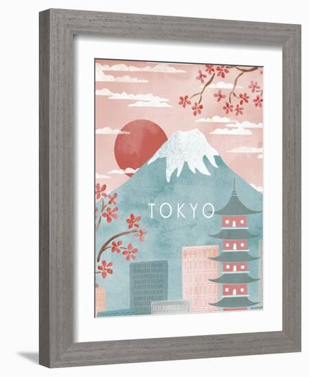 A Postcard From Tokyo-Clara Wells-Framed Art Print