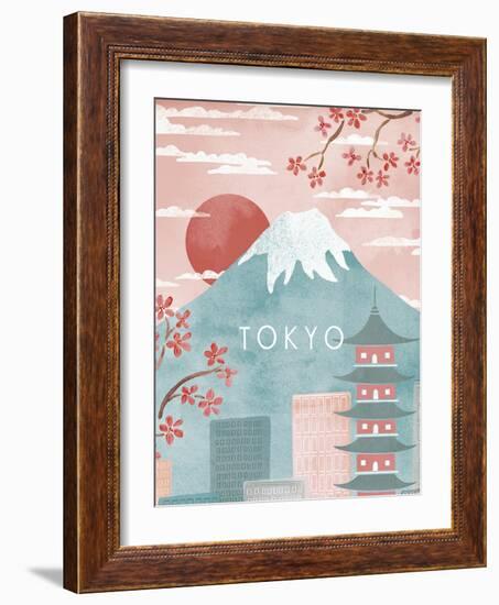 A Postcard From Tokyo-Clara Wells-Framed Art Print