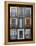 A poster featuring nine different doors of interest shot through Portugal.-Mallorie Ostrowitz-Framed Premier Image Canvas