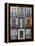 A poster featuring nine different doors of interest shot through Portugal.-Mallorie Ostrowitz-Framed Premier Image Canvas