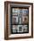 A poster featuring nine different doors of interest shot through Portugal.-Mallorie Ostrowitz-Framed Photographic Print