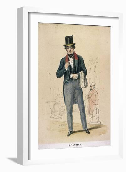 A Postman, 1855-Day & Son-Framed Giclee Print