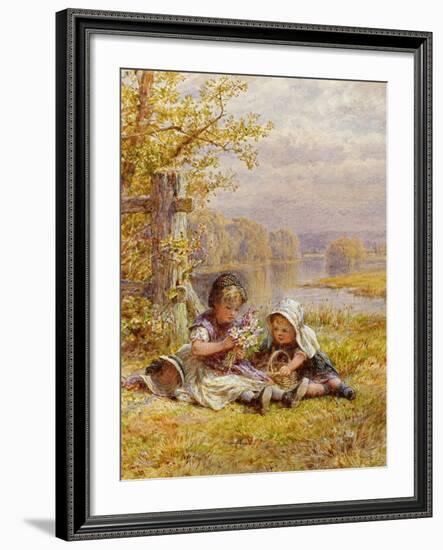 A Posy for Mother, 1867 (W/C on Paper)-William Stephen Coleman-Framed Giclee Print