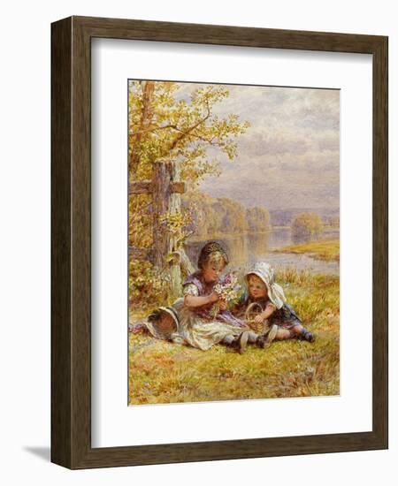 A Posy for Mother, 1867 (W/C on Paper)-William Stephen Coleman-Framed Premium Giclee Print