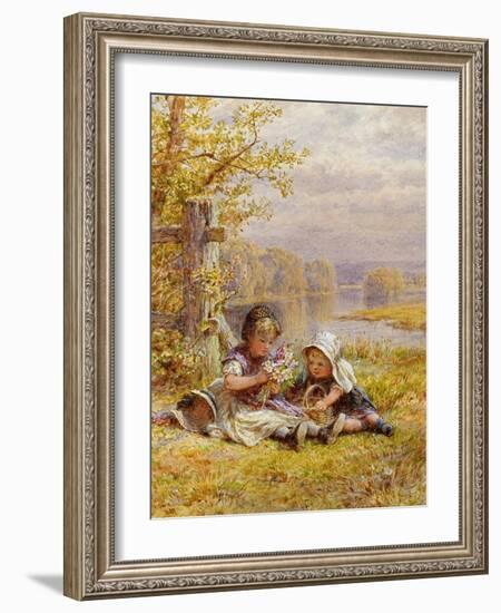 A Posy for Mother, 1867 (W/C on Paper)-William Stephen Coleman-Framed Giclee Print